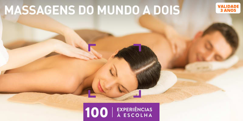 Massagens do Mundo a Dois | 100 Experiências à escolha